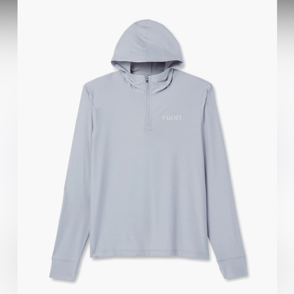 Vuori Men’s Uluwatu UPF Hoodie, NWT, Platinum Heather, V1075 - Picture 2 of 16